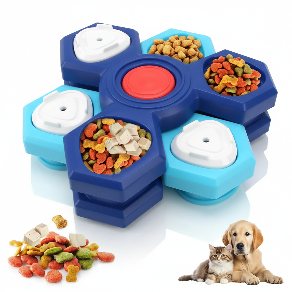 Kibblevia™ Interactive Slow-Feeding Puzzle