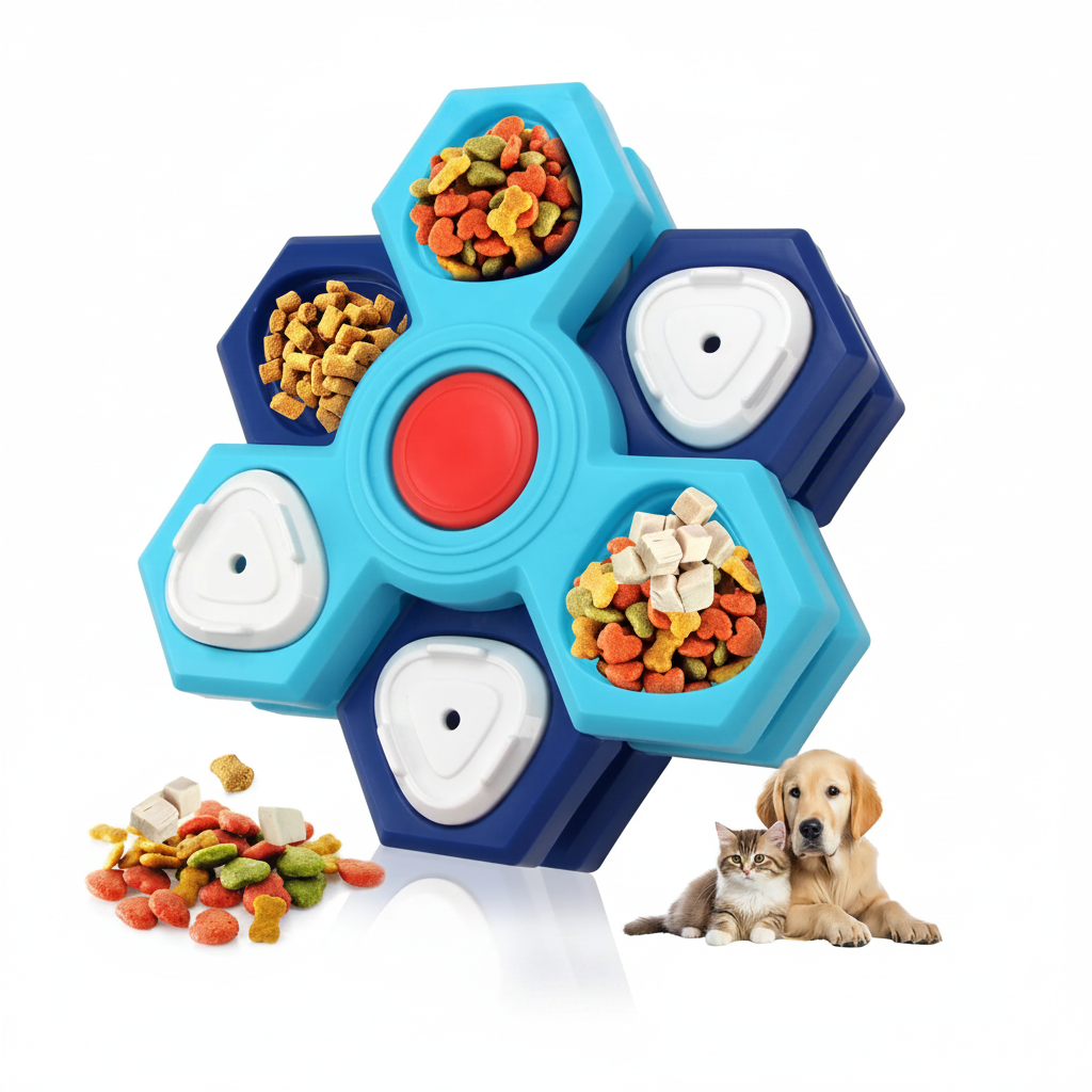 Kibblevia™ Interactive Slow-Feeding Puzzle