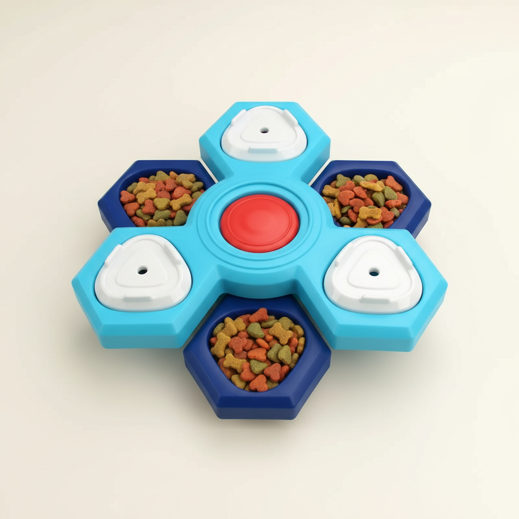 Kibblevia™ Interactive Slow-Feeding Puzzle - studio product shot